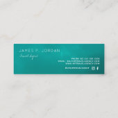 Sjabloon reisagent logo mini visitekaartje (Achterkant)