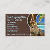 Sjabloon reisagent visitekaartje (Voorkant)