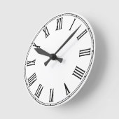 Sjabloon Retro-klok - Creëer uw eigen / aangepast Ronde Klok (Hoek)