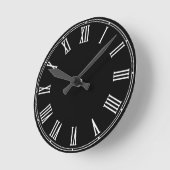 Sjabloon Retro-klok - Creëer uw eigen / aangepast Ronde Klok (Hoek)