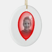 Sjabloon rode ballon keramisch ornament (Rechts)