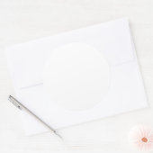 Sjabloon Ronde Sticker (Envelop)