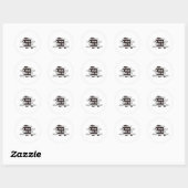sjabloon ronde sticker (Vel)