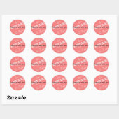Sjabloon ronde Sticker - Keep (Vel)