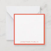 Sjabloon Rood Sinaasappel Wit gecalligraveerd Mono (Achterkant)