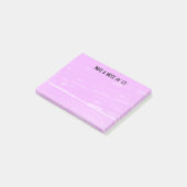 Sjabloon roze houtnoten post-it® notes (Schuin)