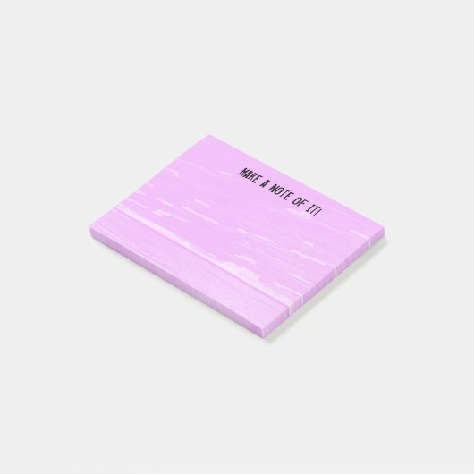 Sjabloon roze houtnoten post-it® notes (Schuin)