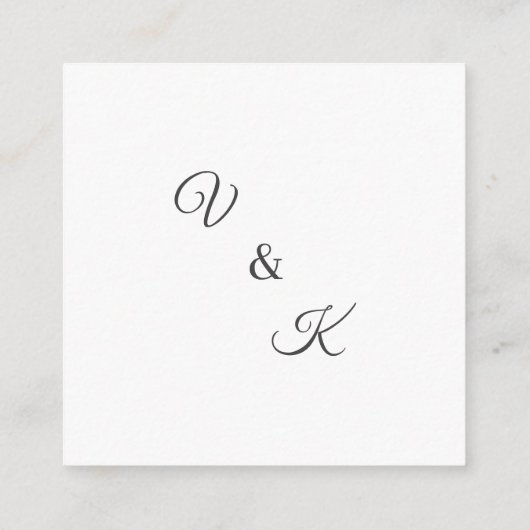 Sjabloon RSVP-kaart (Achterkant)