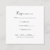 Sjabloon RSVP-kaart (Voorkant)