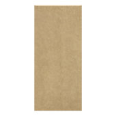 Sjabloon Rustic Country Kraft Wedding Menu (Achterkant)