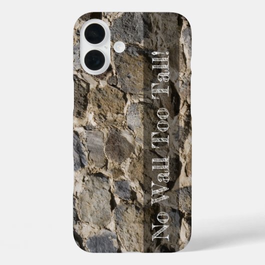 Sjabloon Rustic Rock Wall Texture Photography Case-Mate iPhone Case (Achterkant)