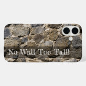 Sjabloon Rustic Rock Wall Texture Photography Case-Mate iPhone Case (Achterkant (horizontaal))