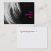 Sjabloon Salon Business Profile Card Afsprakenkaartje (Voorkant / Achterkant)