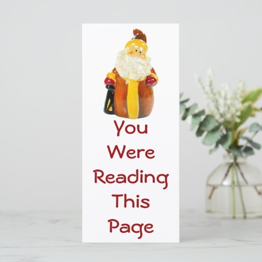 Sjabloon Santa Bladwijzer (Staand voorkant)