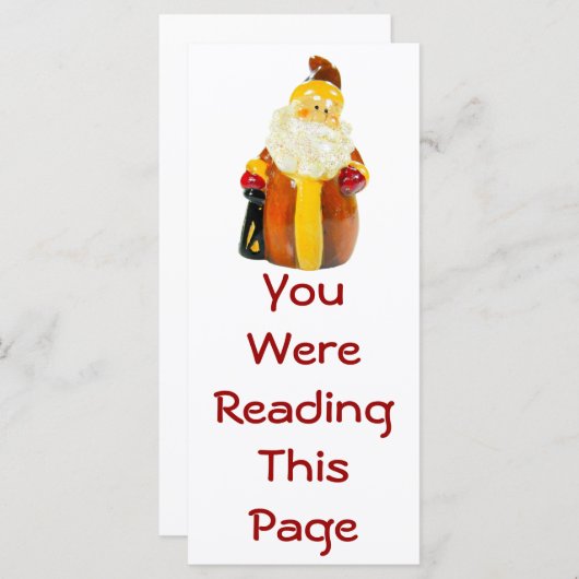 Sjabloon Santa Bladwijzer (Voorkant / Achterkant)