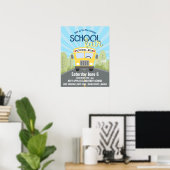 sjabloon schoolbeurs PTO-zomerfair Flyer Poster (Thuiskantoor)