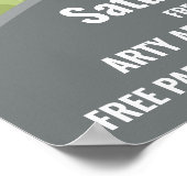 sjabloon schoolbeurs PTO-zomerfair Flyer Poster (Hoek)