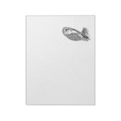 Sjabloon  screech Owl Bird Illustrator Notitieblok (Linkerzijde)