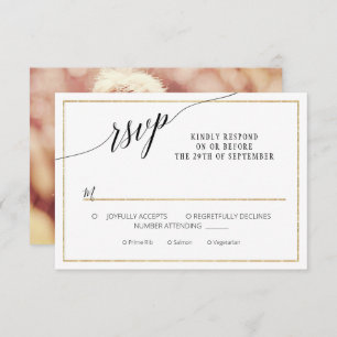 SJABLOON Script Simple Gold Minimal Weduwfoto