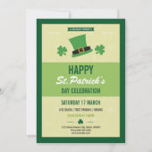 Sjabloon Sint-Patrick's Day Uitnodiging (Voorkant)