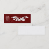 Sjabloon Skinny Profile Card - Dragon Mini Visitekaartje (Voorkant / Achterkant)
