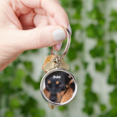 Sjabloon Sleutelhanger Foto en naam (Hand)