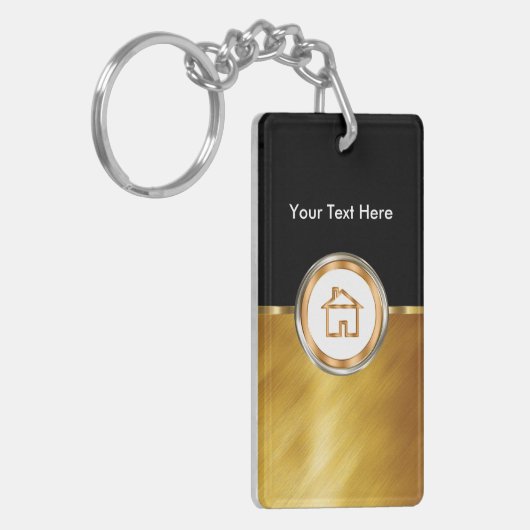 Sjabloon Sleutelhanger onroerend goed van klasse (Voorkant Links)
