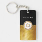 Sjabloon Sleutelhanger onroerend goed van klasse (Voorkant)