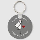 Sjabloon Sleutelhangers medisch verpleegkundige (Voorkant)