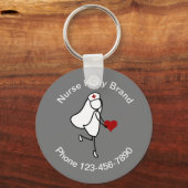 Sjabloon Sleutelhangers medisch verpleegkundige (Voorkant)