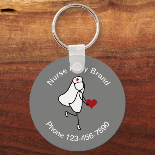 Sjabloon Sleutelhangers medisch verpleegkundige (Voorkant)