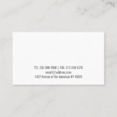 Sjabloon sociale mediapictogrammen visitekaartje (Achterkant)