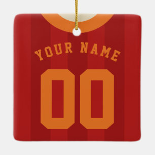 Sjabloon Sports Jersey Keramisch Ornament