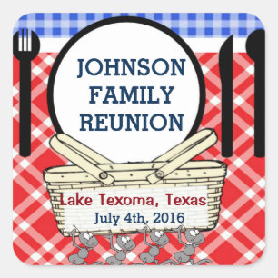 Sjabloon Sqr Sticker - R, W Blauw