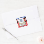 Sjabloon Sqr Sticker - R, W Blauw (Envelop)