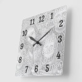 Sjabloon Square Clock Vierkante Klok (Hoek)