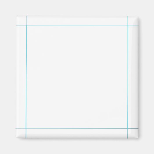 Sjabloon Square Magnet (Voorkant)