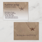 Sjabloon Star-gevulde dagprofielkaart Visitekaartje (Voorkant / Achterkant)