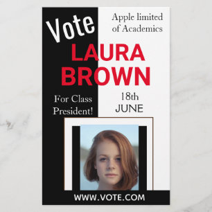 Sjabloon stemcampagne flyer