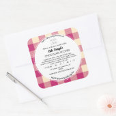 Sjabloon Sticker met kattenvoedseletiket (Envelop)