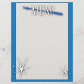 Sjabloon Stijlblanco menu opnieuw instellen (Voorkant)