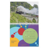 Sjabloon stoomlocomotief kalender 2023 (Mar 2026)