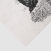 Sjabloon  SWallow Bird Illustration  Tissuepapier (Detail)