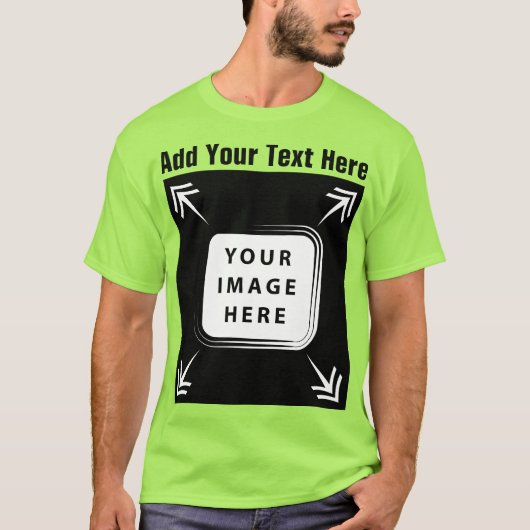 Sjabloon T-shirt (Voorkant)