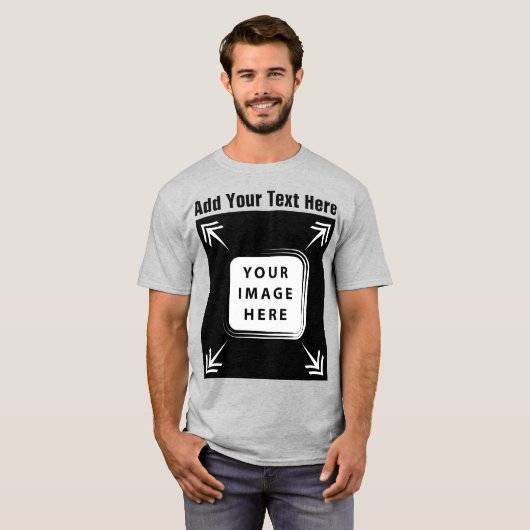 Sjabloon T-shirt (Voorkant volledig)