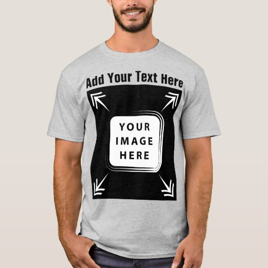 Sjabloon T-shirt (Voorkant)