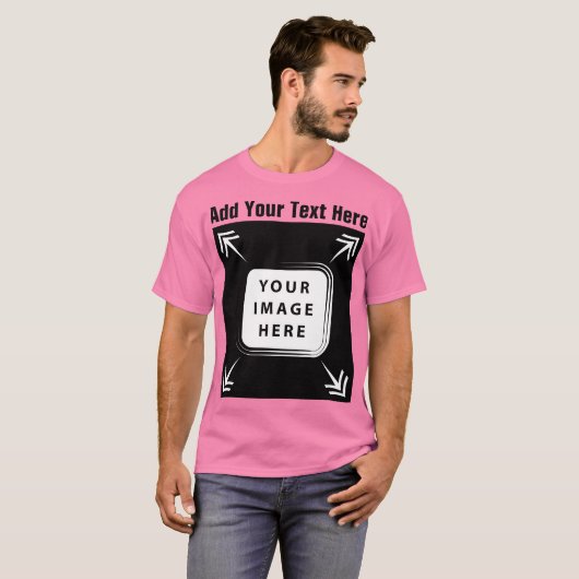 Sjabloon T-shirt (Voorkant volledig)