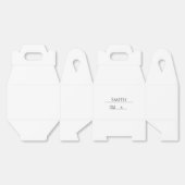 Sjabloon tafel Placeholder Kaart Bedankdoosjes (Ongevouwen)