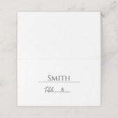 Sjabloon tafel Placeholder Kaart Plaatskaartje (Buitenkant ongevouwen)