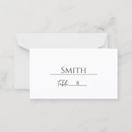 Sjabloon tafel Placeholder Kaart Plaatskaartje